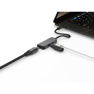 Docking USB Tipo-C Linq LQ48000/ 1x USB Tipo-C Macho/ 1x HDMI