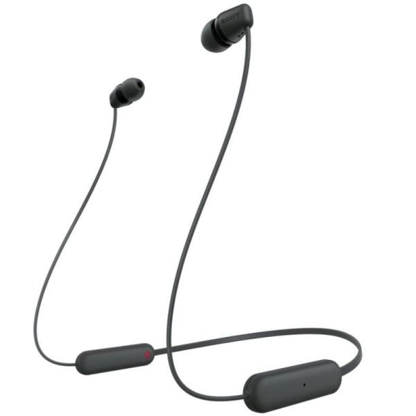 Auriculares Inalámbrico Intrauditivos Sony WI-C100/ con Micrófono/ Bluetooth/ Negros