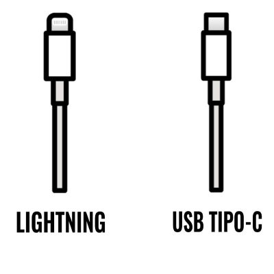 Cable Apple USB-C a Lightning/ 2m