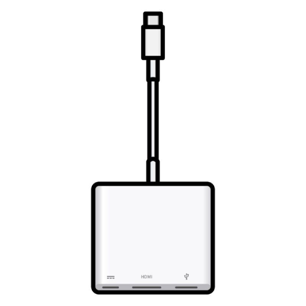 Adaptador usb-c digital Av Multiport Macbook v3 MW5M3ZM/A