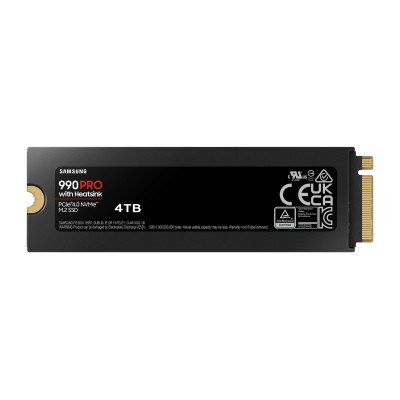 Samsung SSD 990 PRO 4TB NVMe con disipador a 7450MB/s PCIe 4.0