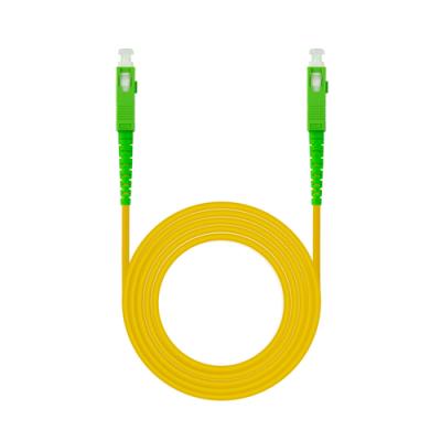 Nanocable cable fibra sc-apc lszh amarillo 100m