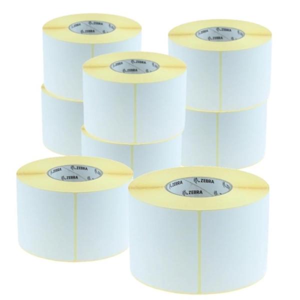 Zebra rollo de etiquetas  51x25mm pack 8 rollos