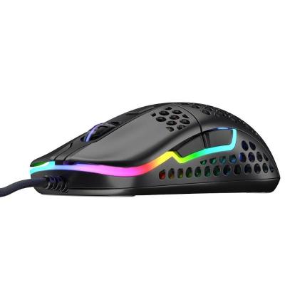 Cherry xtrfy ratón rgb 400-16.000 dpi usb black