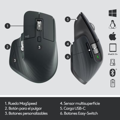 Logitech mx master 3 raton inalambrico avanzado