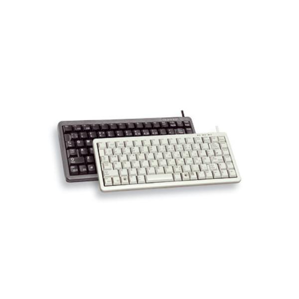 Cherry teclado slim usb+ps/2 negro