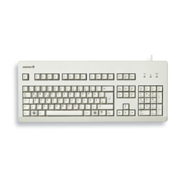 Cherry teclado g80-3000 usb blanco