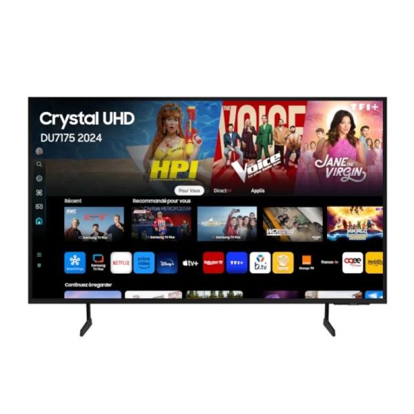 Samsung tv 85" tu85du7175 crystal uhd smart tv bt