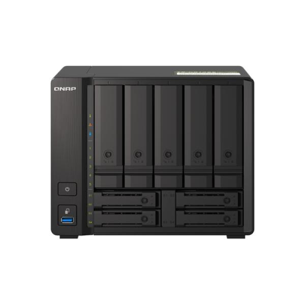 Qnap ts-h973ax-8g nas 9xhdd-bay 2x2.5gbe+1x10gb