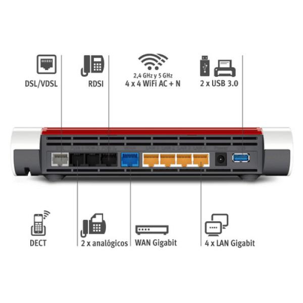 Fritz! box7590 router ac1750