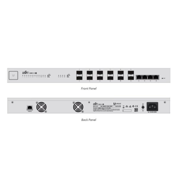 Ubiquiti unifi switch us-16-xg 12x10gb sfp+ 4x10gb