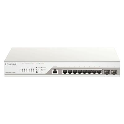 D-link dbs-2000-10mp/e 10xgb poe+ switch 2xsfp 1y