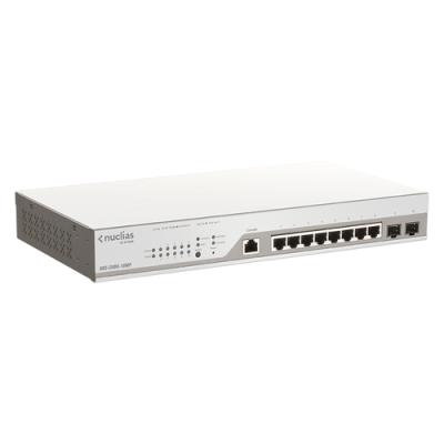 D-link dbs-2000-10mp/e 10xgb poe+ switch 2xsfp 1y