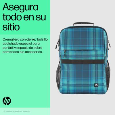 Mochila HP Campus XL 7J594AA para Portátiles hasta 16'/ Azul