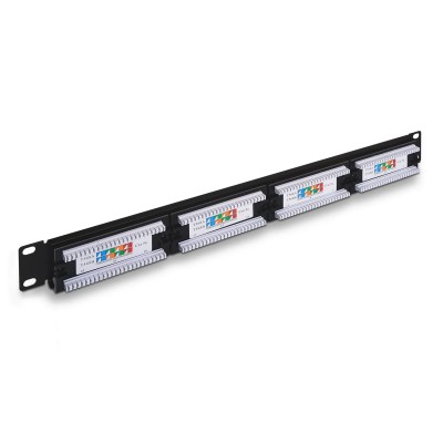 Patch Panel Aisens A141-0307/ 24 Puertos/ Cat.5e/ Altura 1U