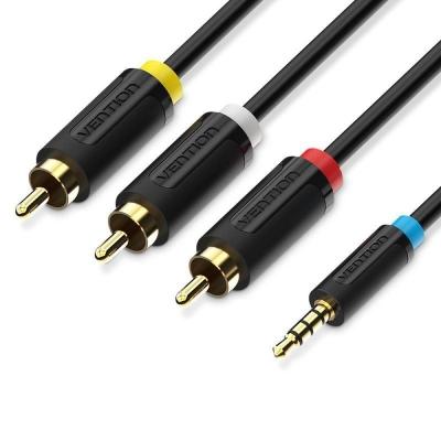 Cable Estéreo Vention BCCBG/ Jack 2.5 Macho - 3x RCA Macho/