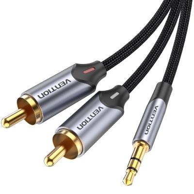 Cable Audio Vention BCNBG/ 2x RCA Macho - Jack 3.5 Macho/ 1.5m/