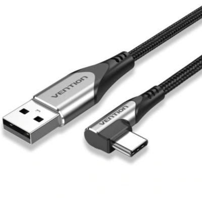 Cable USB 2.0 Tipo-C 270º Vention COEHD/ USB Tipo-C Macho - USB