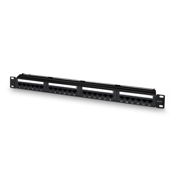 Patch Panel Aisens A141-0308/ 24 Puertos/ Cat.6/ Altura 1U