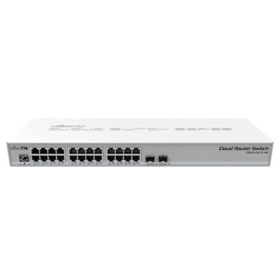 Switch Router Mikrotik CRS326-24G-2S+RM 26 Puertos/ RJ45