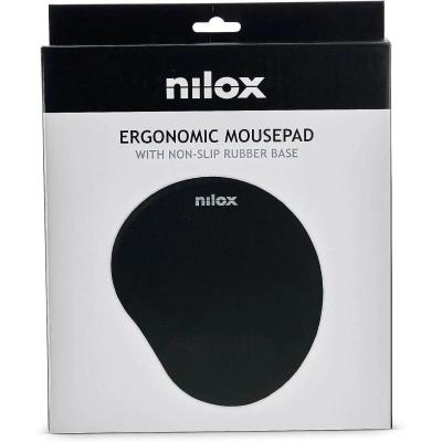 Nilox alfombrilla ergonomica negra