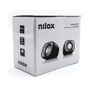 Nilox altavoces nxapc01 2w usb negro