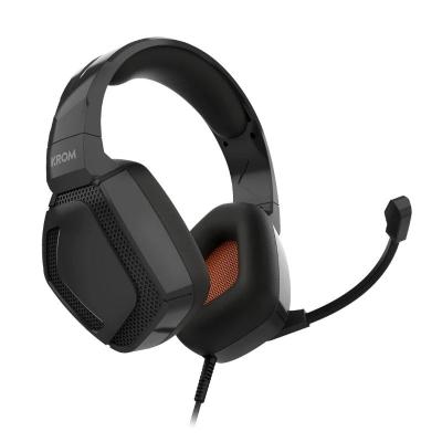 Auriculares Gaming con Micrófono Krom Kopa Pro/ Jack 3.5/ Negros