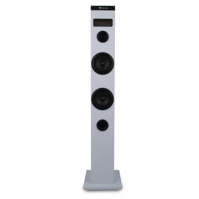 Torre de Sonido con Bluetooth NGS SKY CHARM/ 50W/ 2.0/ Blanca