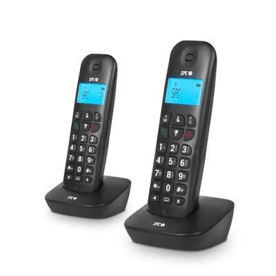 Teléfono Inalámbrico SPC Air Pro Duo 7302N/ Pack DUO/ Negro