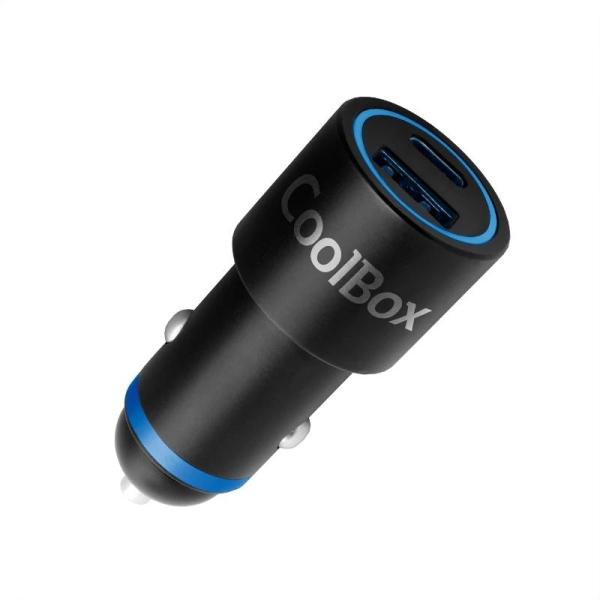 Coolbox cargador usb coche 48w usb-a/usb-c