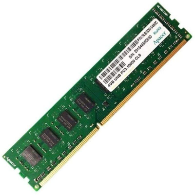 Memoria RAM Apacer 4GB/ DDR3/ 1333MHz/ 1.5V/ CL9/ DIMM