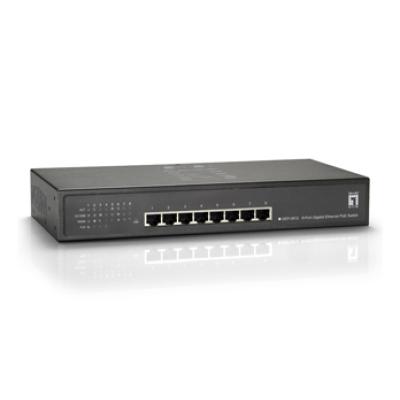 Switch Level One No Gestion 8p 10/100/1000 4 P Poe Plus 120w