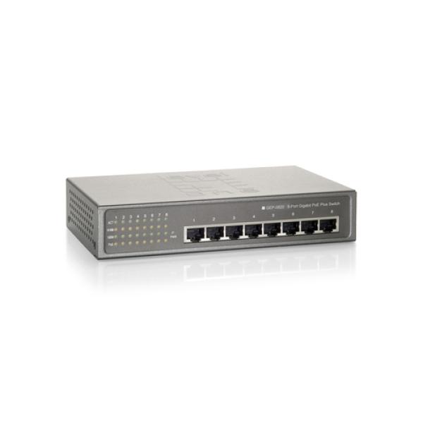 Switch Level One Gep-0820w90 No Gestion 8p Poe 10/100/1000 Poe 90w