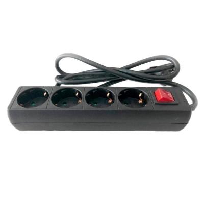 Regleta con interruptor 3GO REG4/ 4 Tomas de corriente/ Cable