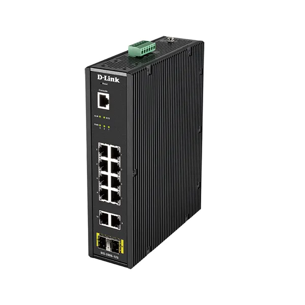 Switch Gestionable D-Link DIS-200G-12S 12 Puertos/ Gigabit 10/100/1000/ SFP