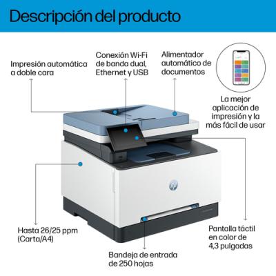 Multifunción Láser Color HP Laserjet Pro MFP 3302SDW WiFi/