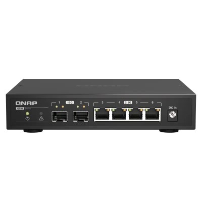 Switch QNAP QSW-2104-2S 6 Puertos/ RJ-45 10/100/1000/10GBASE-T