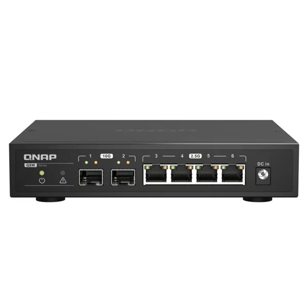 Switch QNAP QSW-2104-2S 6 Puertos/ RJ-45 10/100/1000/10GBASE-T SFP