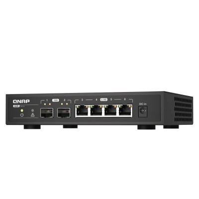 Switch QNAP QSW-2104-2S 6 Puertos/ RJ-45 10/100/1000/10GBASE-T