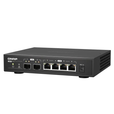 Switch QNAP QSW-2104-2S 6 Puertos/ RJ-45 10/100/1000/10GBASE-T