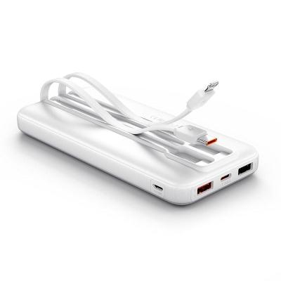 Powerbank 10000mAh Vention FHOW0/ 22.5W/ Blanca/ Incluye Cable