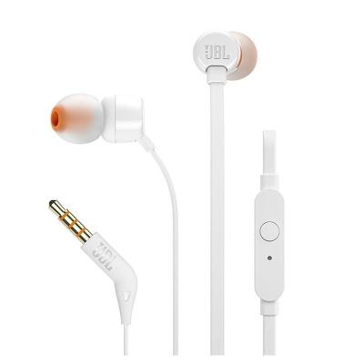 Auricular Jbl Tune T110 White Microfono Integrado Jack 3.5mm