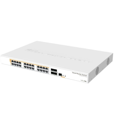 Switch Mikrotik CRS328-24P-4S+RM/ 28 Puertos/ RJ45 10/100/1000/