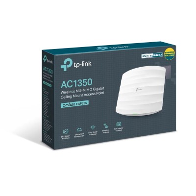 Punto de Acceso Inalámbrico TP-Link Omada EAP225 PoE 1317Mbps/