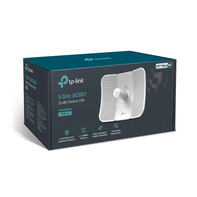 Antena TP-Link CPE710 867Mbps/ 5GHz/ 1 Antena/ WiFi 802.11a/n/ac