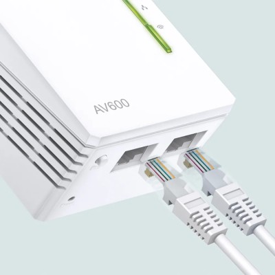 Adaptador Powerline TP-Link AV600 Extender 600Mbps/ Alcance 300m