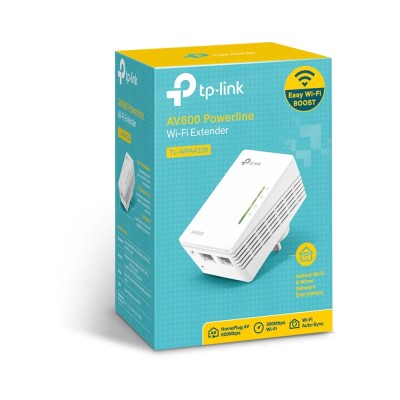 Adaptador Powerline TP-Link AV600 Extender 600Mbps/ Alcance 300m