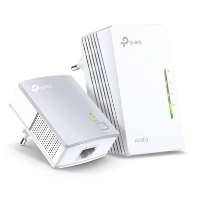 Adaptador Powerline TP-Link WPA4221KIT 600Mbps/ Alcance 300m/