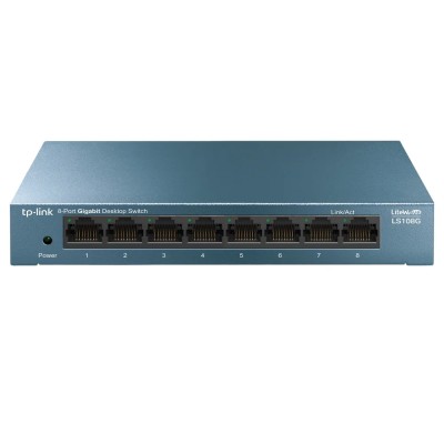 Switch TP-Link LS108G 8 Puertos/ RJ-45 10/100/1000