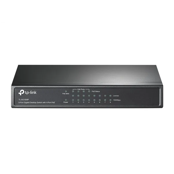 Switch TP-Link TL-SG1008P 8 Puertos/ RJ-45 10/100/1000 PoE